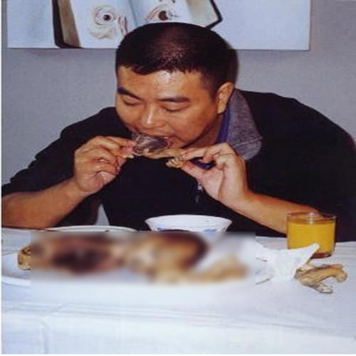 VIRAL Photo Of A Man Eating Fetus 