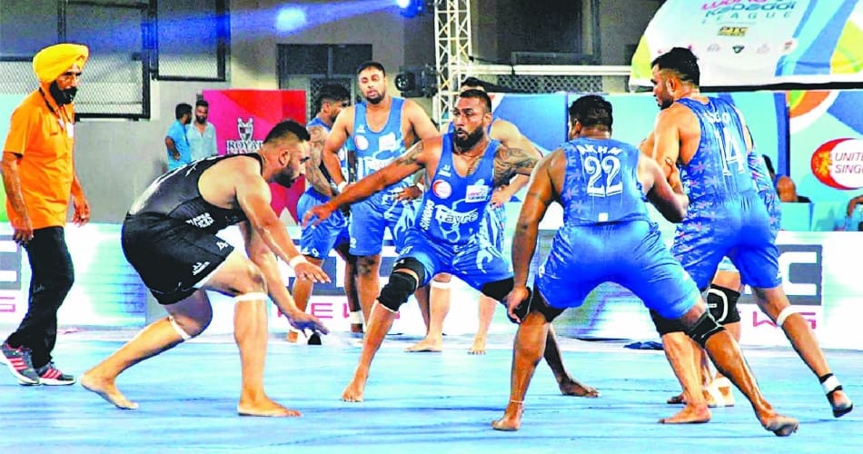 world kabaddi league season 2 in jalandhar, sixth day matches