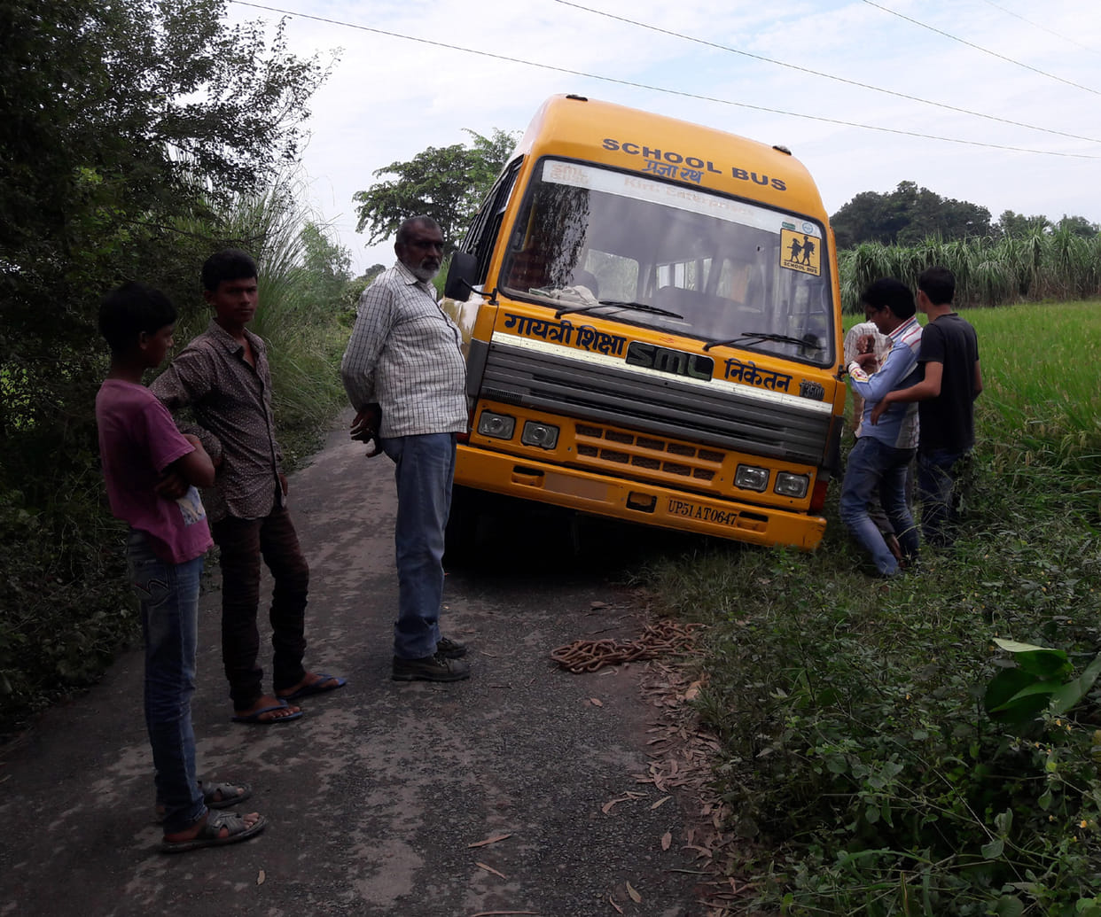 accident of school bus
