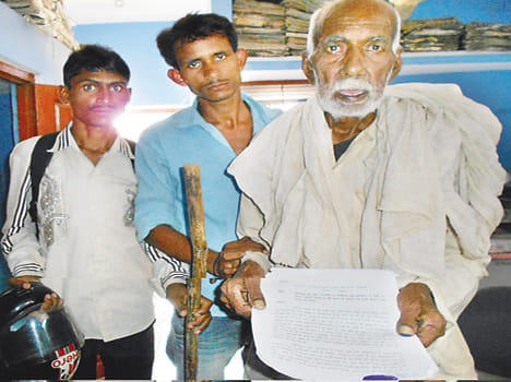 Dead Alive by showing grabbed 14 acres of land to farmers