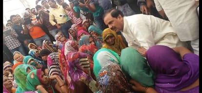 aap demanded one crore compensation for ravi family in bisahada 