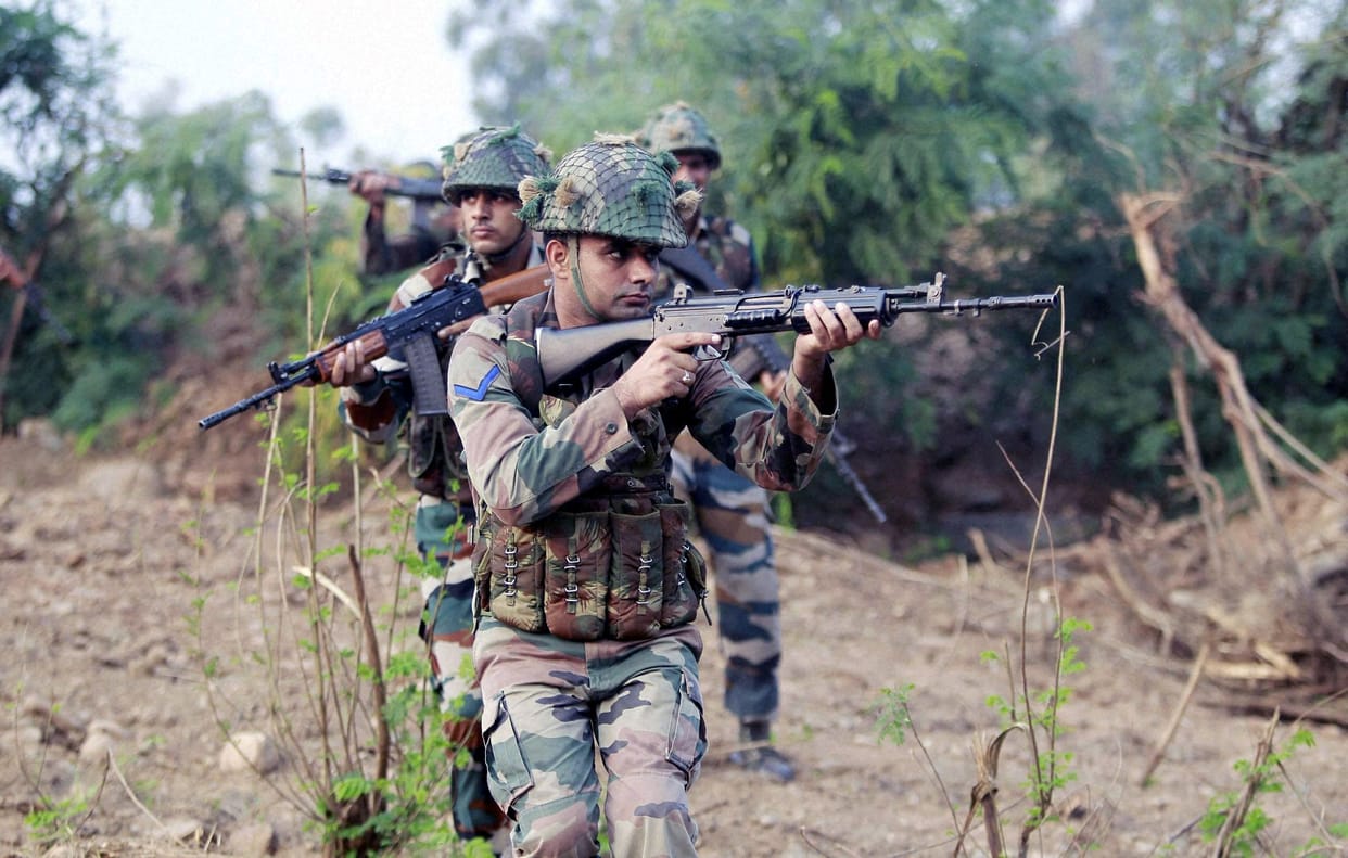 search opration in rajouri city