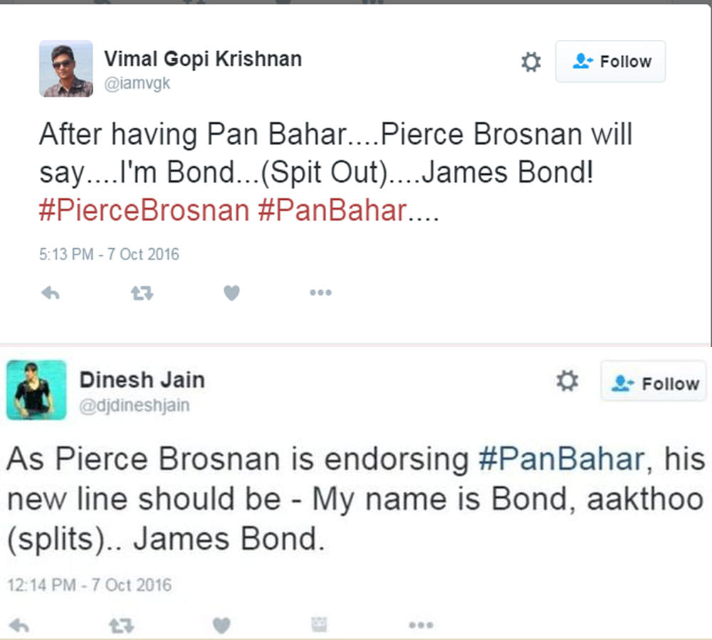 James bond is causing a spit storm in India