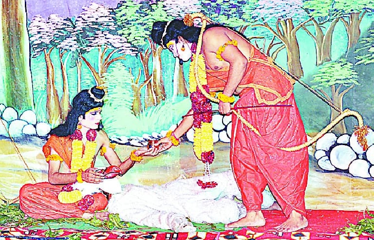 Sita Ram came to seek instant monkey army