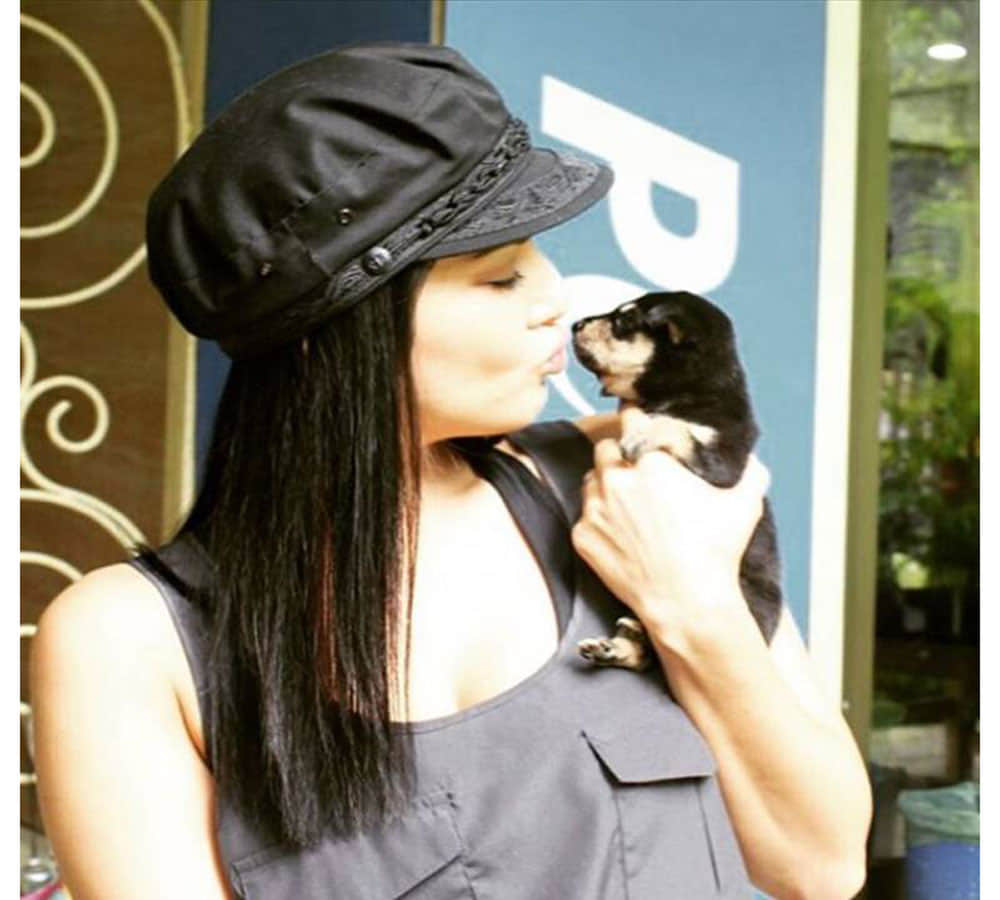 sunny leone share puppy video on instagram