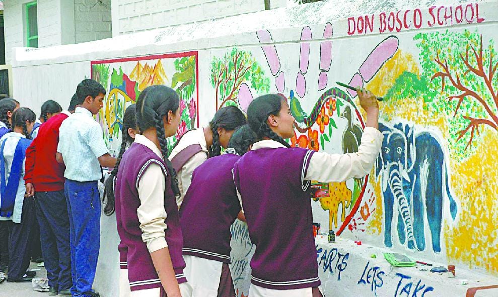 The message delivered by painting wildlife conservation
