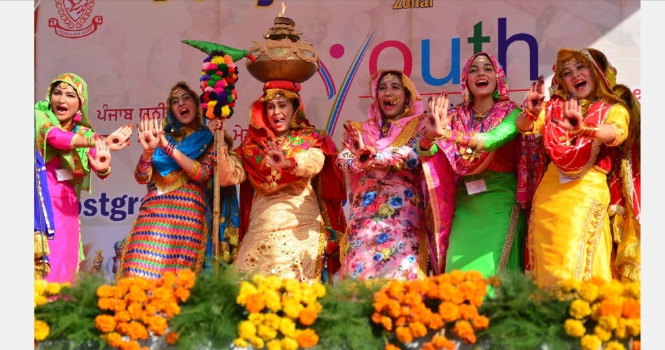 Youth festival celebrating at pggc sector 11 chandigarh