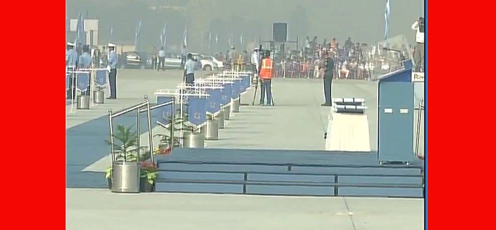 84 Air Force Day being celebrated at Hindon Air base in Ghaziabad.