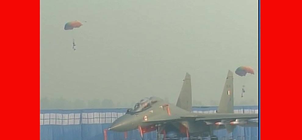 84 Air Force Day being celebrated at Hindon Air base in Ghaziabad.