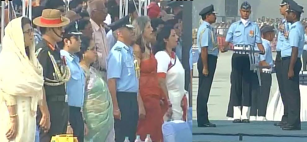 84 Air Force Day being celebrated at Hindon Air base in Ghaziabad.