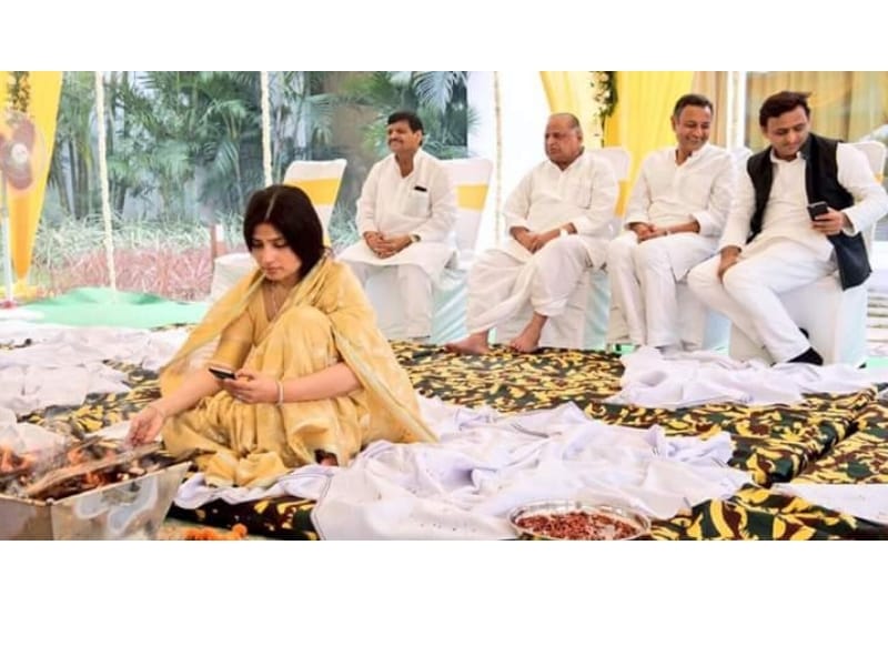 Chief minister akhilesh yadav shifted to his new home.