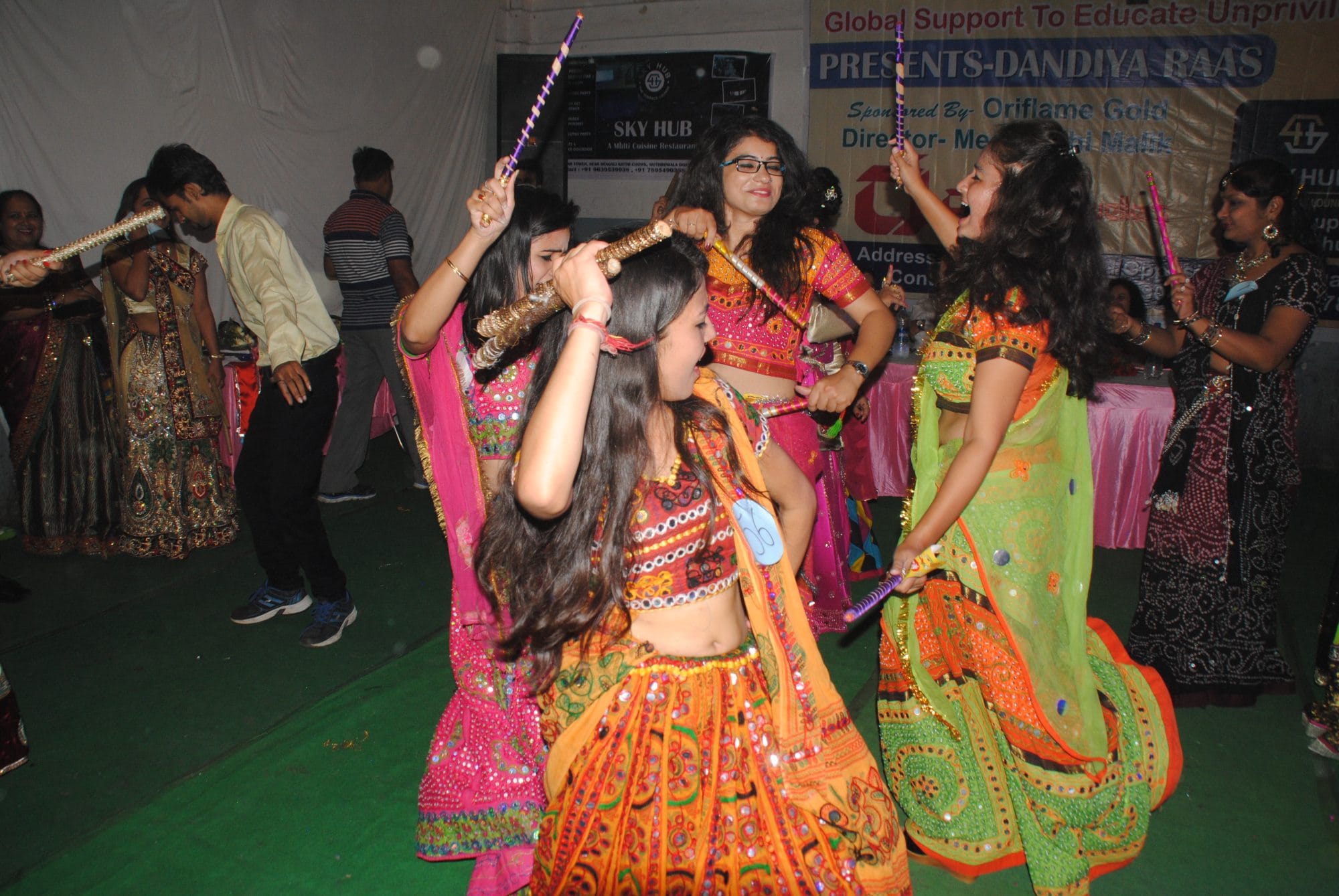 dandiya places in delhi