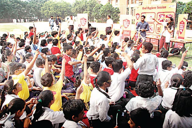 3066 students aware of oral hygiene