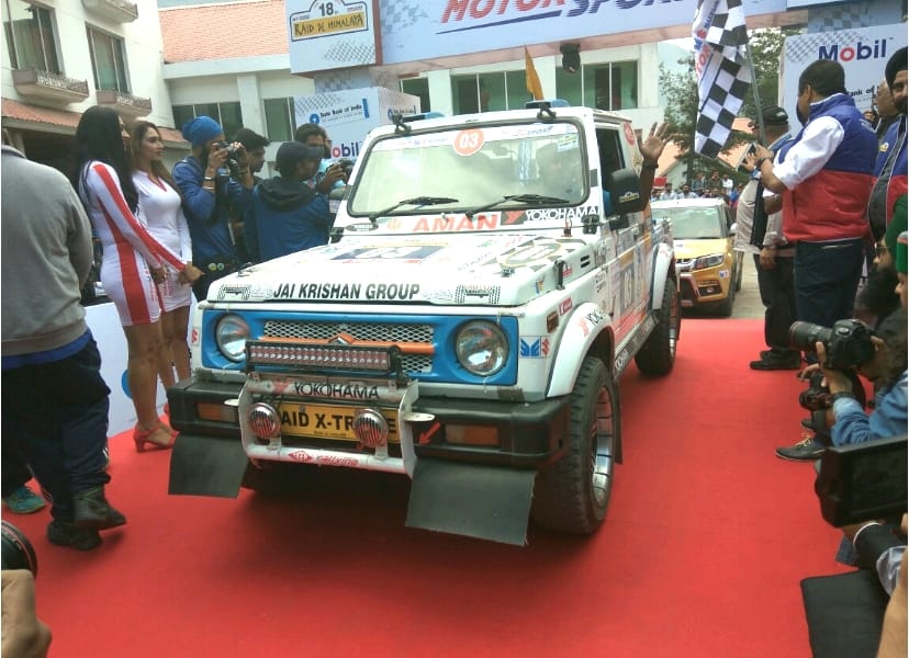 Maruti Suzuki Raid De Himalaya Starts from Manali.