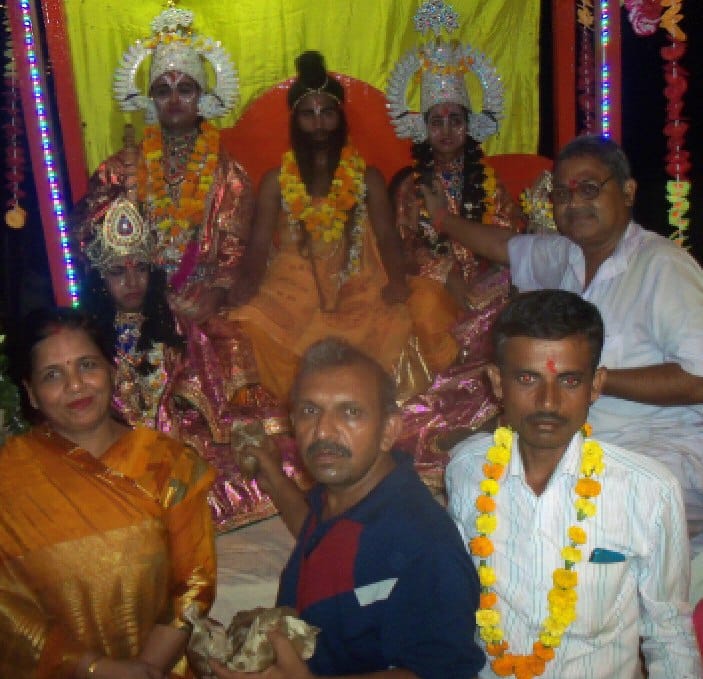 Out of fanfare procession of Sri Rama