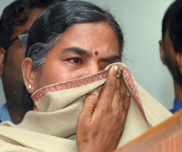 rohit vemula's mother attacks at BJP and PM Modi.