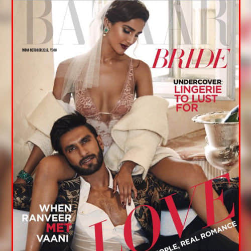 ranveer and vaani's bold look in photoshoot