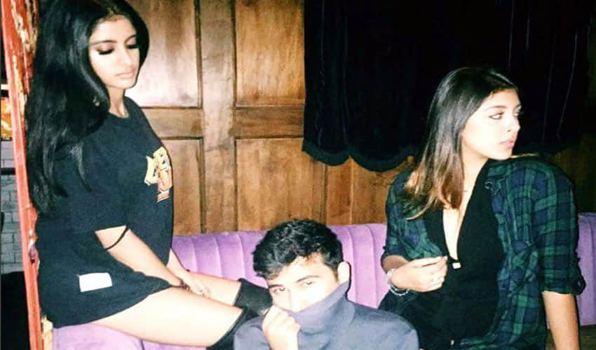 navya doing party with friends in a pub