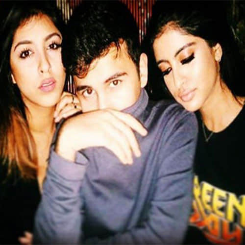 navya doing party with friends in a pub