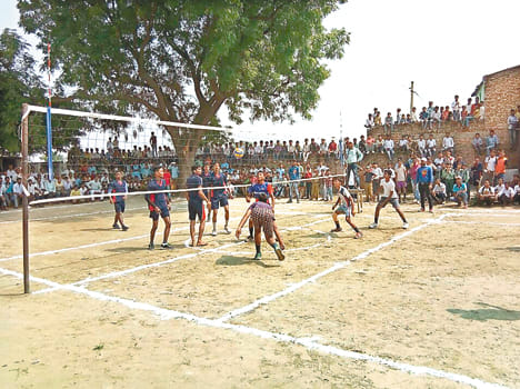 Volleyball competition was successful in Kannauj