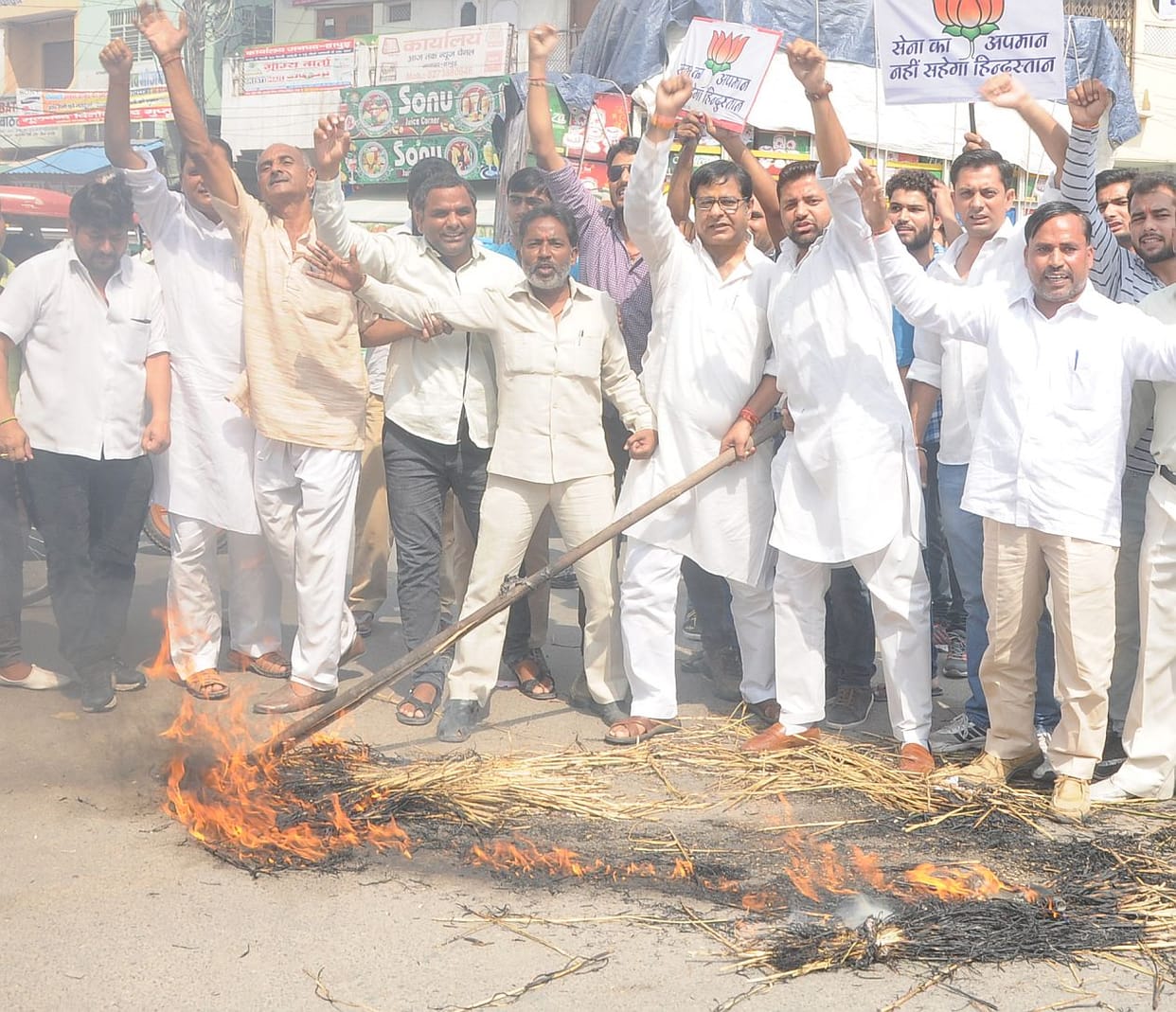 Rahul's remarks sparked BJP