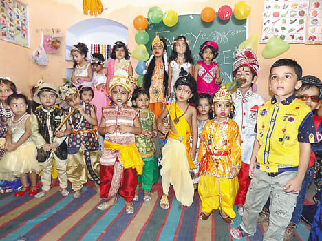 Children's fancy dress competition was won by Ram Rupee