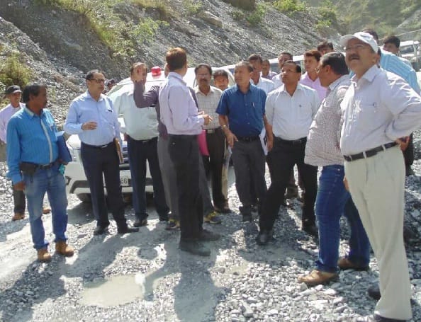 The team reached the village