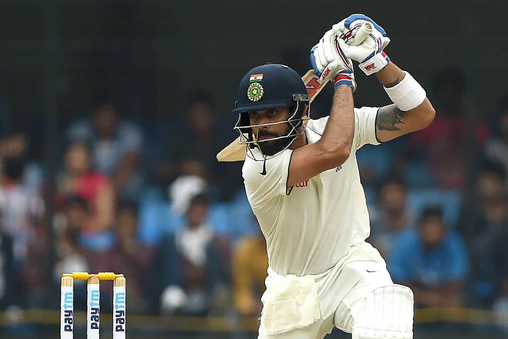 KOHLI STUCK 13TH TEST TON, SURPASSES SACHIN AND SEHWAG