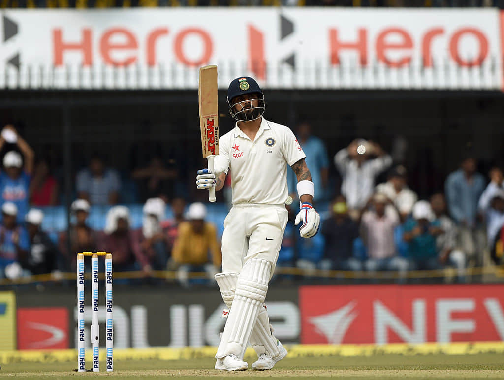 KOHLI STUCK 13TH TEST TON, SURPASSES SACHIN AND SEHWAG