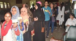 70.49 percent voting in student union elections