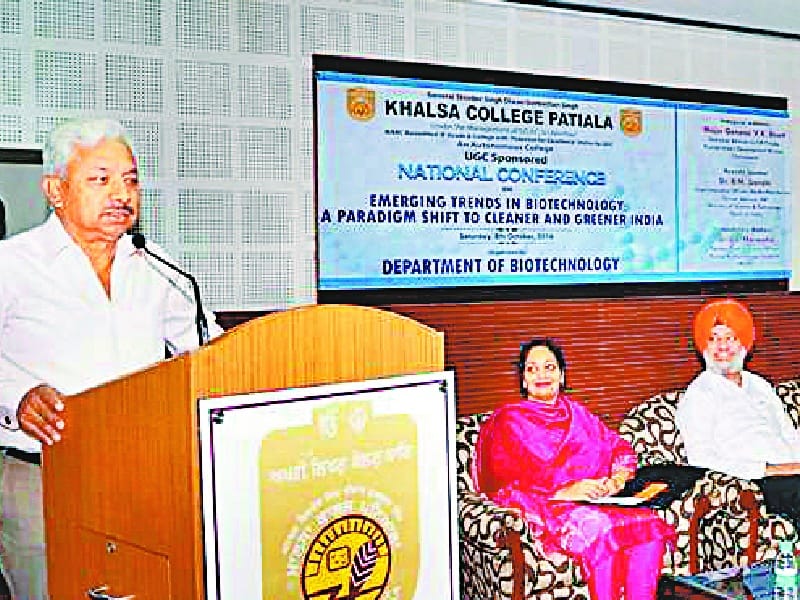 Khalsa College, Biotech Division, National Conference, presenting 67 papers, Patiala