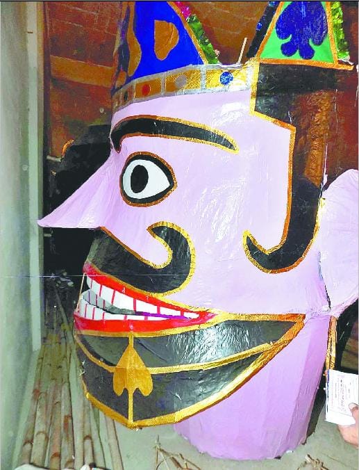 dasahra, dasahra in sirsa, 55 ft. statue made this dasahra, sirsa
