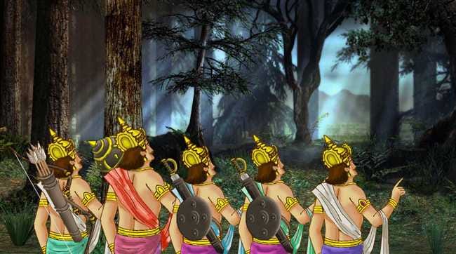 Exile of Pandavas reach of tourists