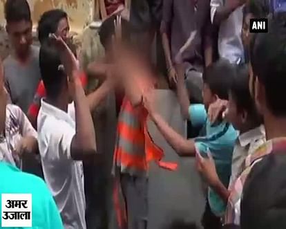 जहानाबाद में पूजा पंडाल में युवक की धुनाई