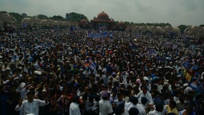 BSP supremo mayawati rally in Lucknow.