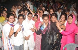Nagma, Sharif became president of the Women's College