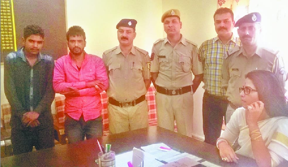 College Student Robbed at Nahan, Two arrested.