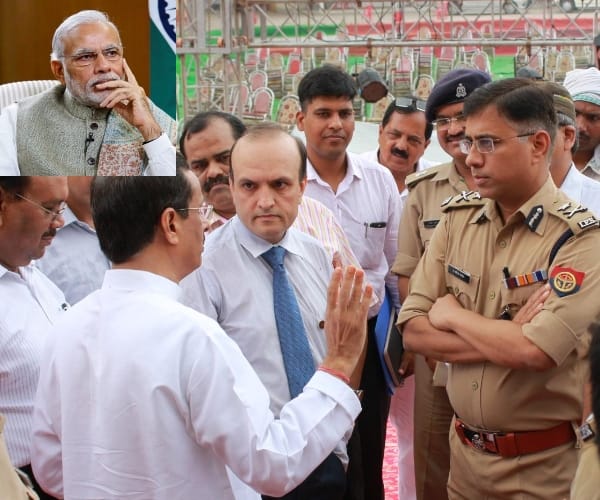 security plan for Prime Minister Modi in Lucknow.