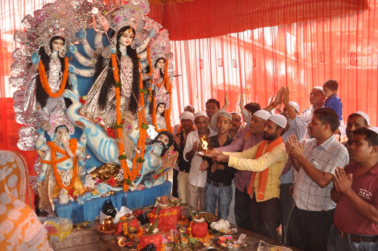 Devotees prayed on Navraatri ashtami