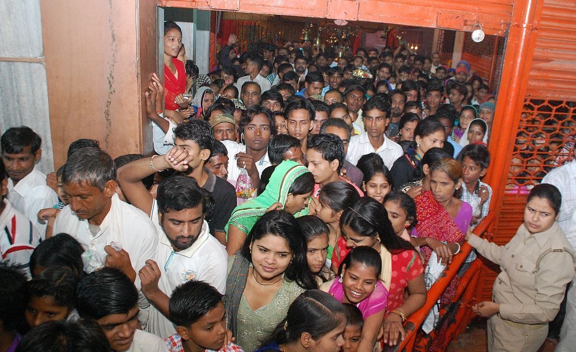 The door of Jagadamba, faith unrest