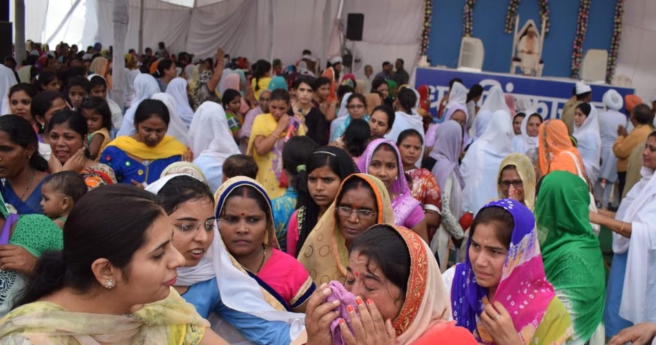 nirankari mission first lady head mata savinder kaur in chandigarh for samagam