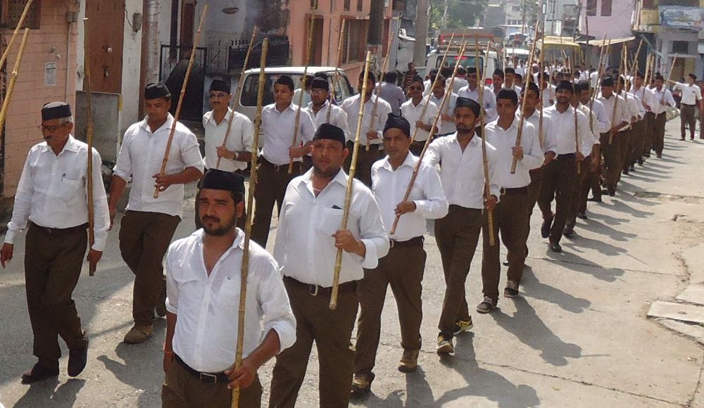 RSS worker first time in new uniform