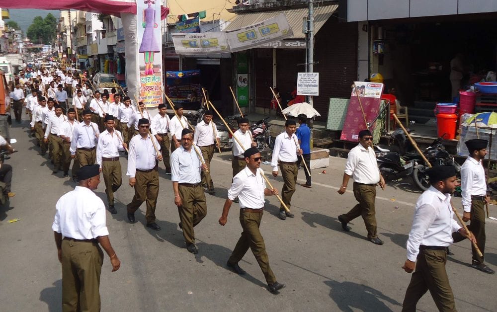 RSS worker first time in new uniform