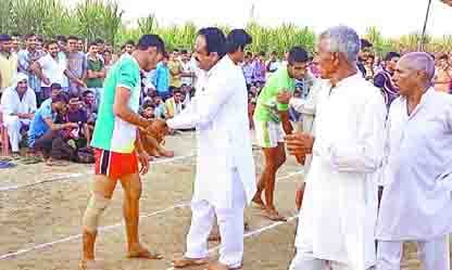 Dangi kabaddi competition prize three-day start in the village smithery