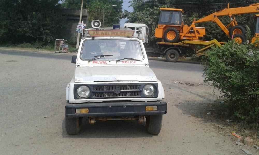 police jeep without number 