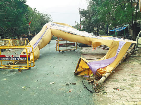 Storm, rain caused havoc, death of a young man