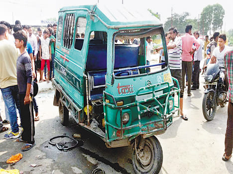 road accident man was killled