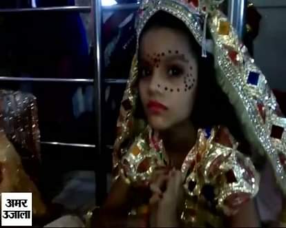 Goddess Durga worshiped in Mahalaxmi Temple of Agra