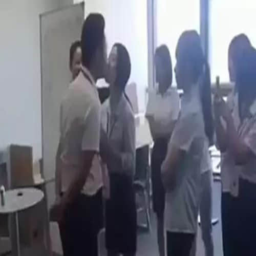Female workers forced to kiss their boss