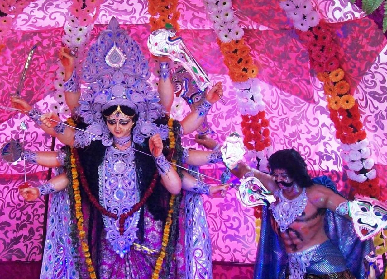  pooja pandaalon mein umada aastha ka samandar Puja aroused was the sea of faith